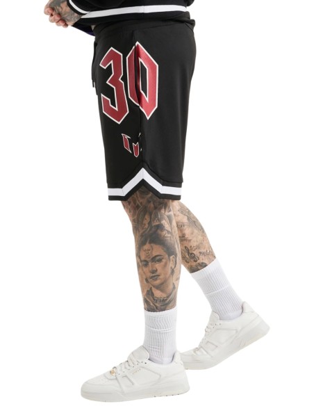 Short SikSilk X Messi Retro Varsity Negro & Morado