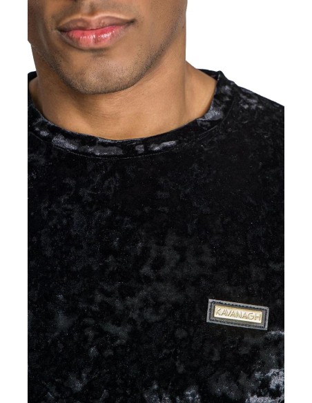 Camiseta Gianni Kavanagh Terciopelo Brividi Negro