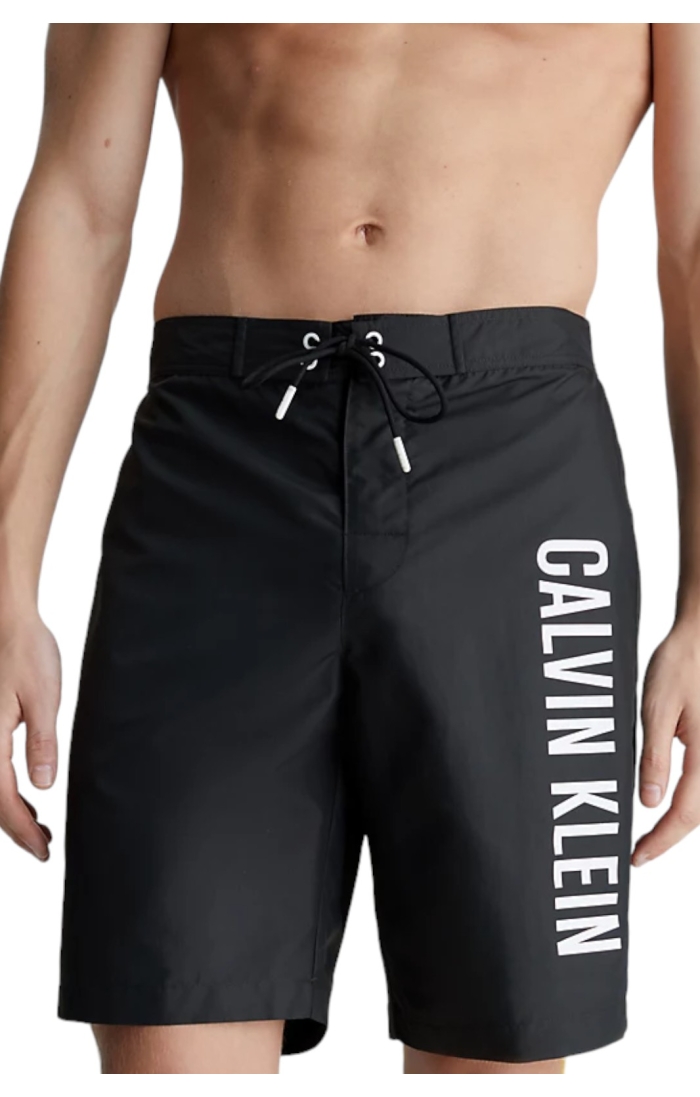 Bañador Calvin Klein con Cintura Cordon Intense Power Negro