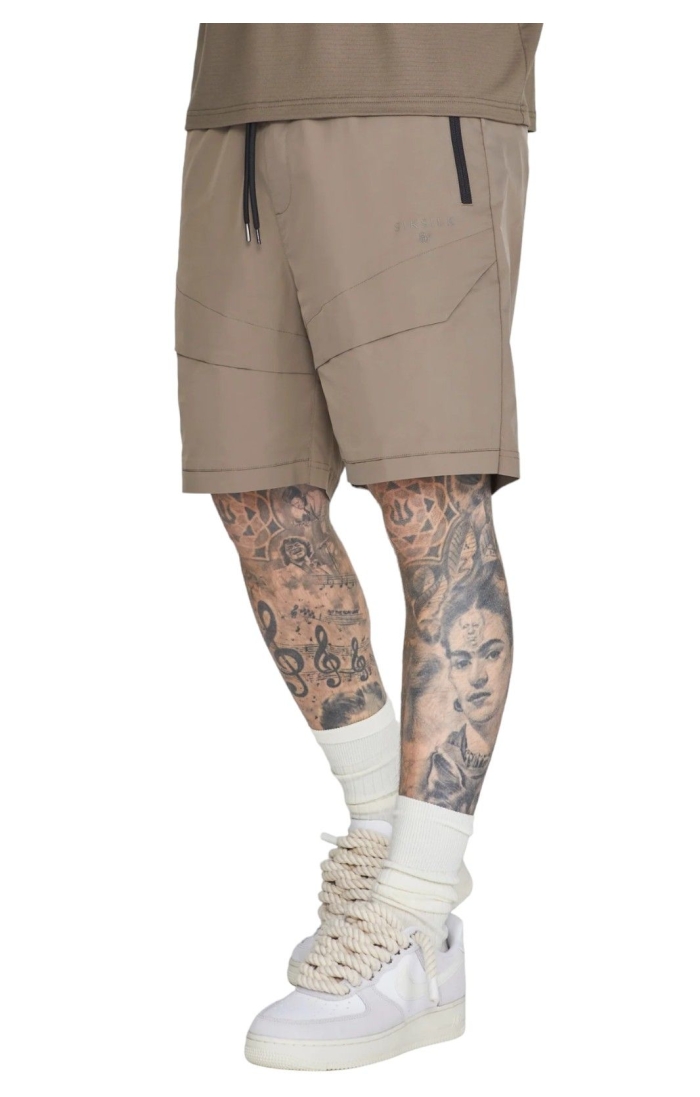 Pantalon Corto SikSilk Block Inside Beig