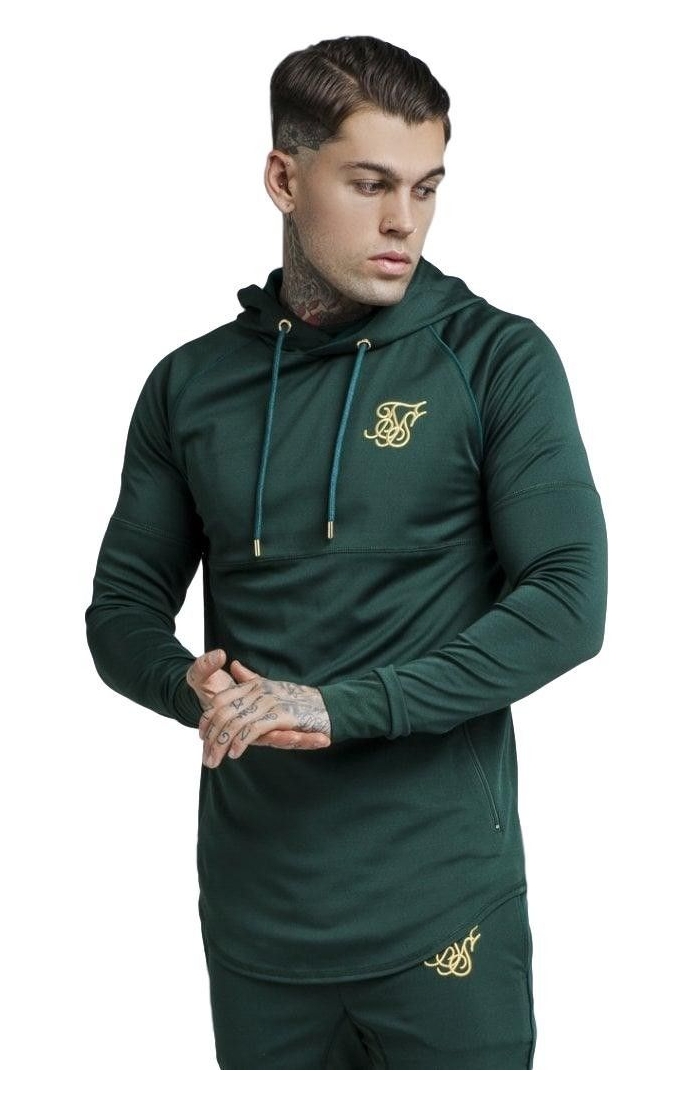 Sudadera SikSilk Zonal Overhead Verde