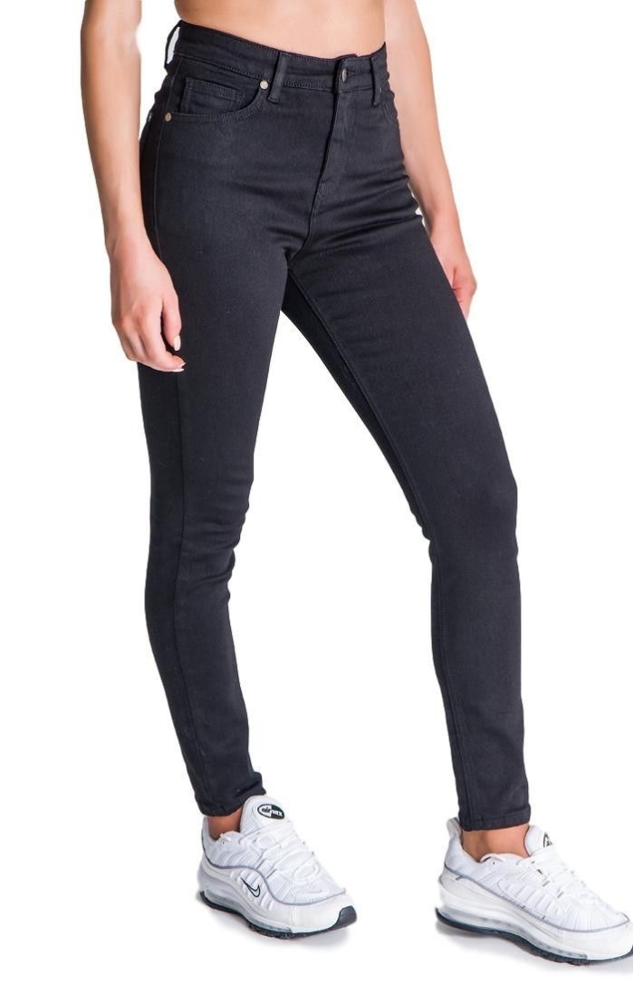 Jeans Gianni Kavanagh negro con cintura alta