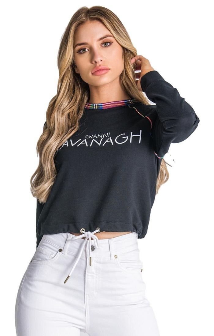 Sudadera Gianni Kavanagh escocés negro