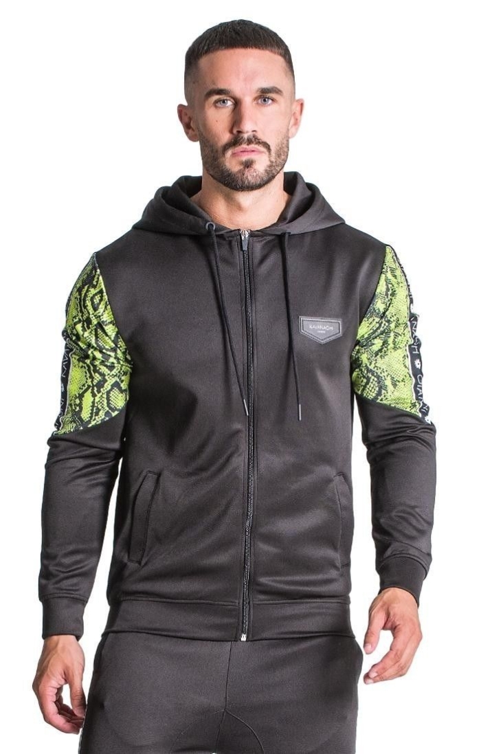 Sudaderal Gianni Kavanagh Negra Neon de Serpiente