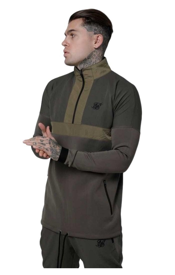 Sudadera de Chandal SikSilk Evolution Verde