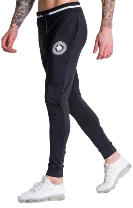 Pantalon Gianni Kavanagh con Logo Mecanico GK Negro