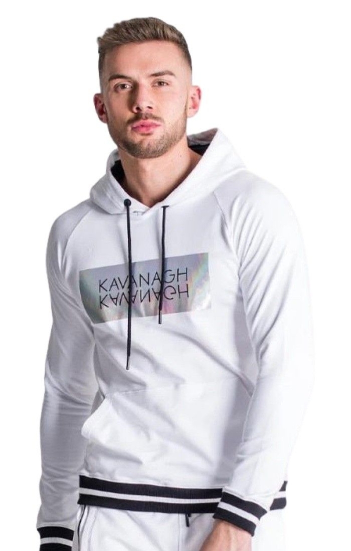 Sudadera Gianni Kavanagh Holografica GK BOX Blanco