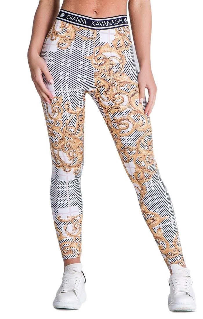 Leggins Gianni Kavanagh con Barroco Dorado Blanco