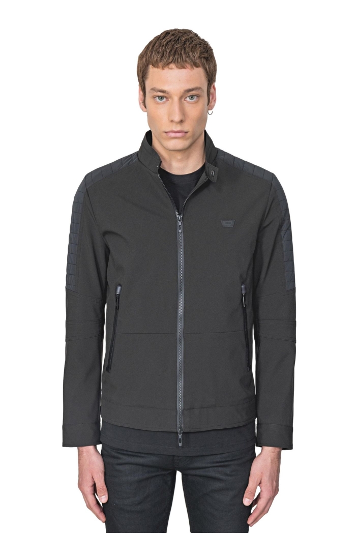 Cazadora Antony Morato Biker Impermeable Negro