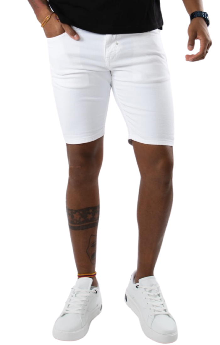 Jeans Corto Antony Morato Slim Fit Blanco