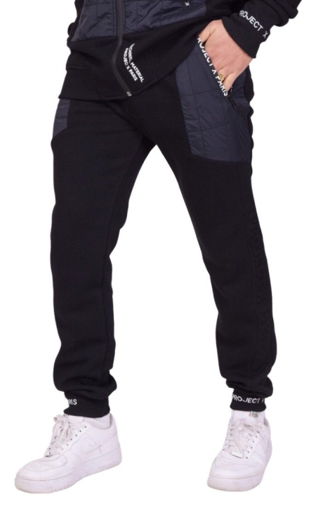 Pantalon Project X Paris con Panel Acolchado Negro