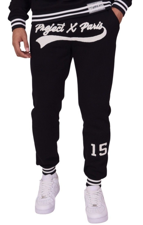 Pantalon Project X Paris con Logo Gigante Negro