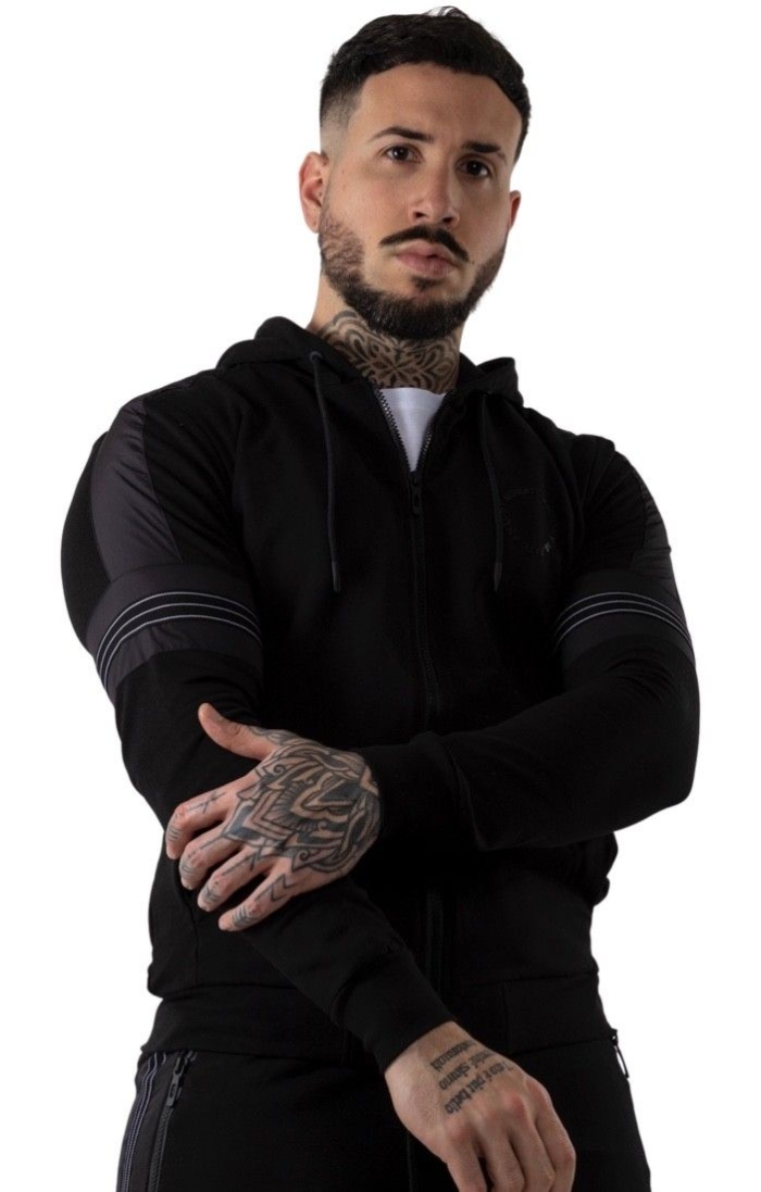 Sudadera Antony Morato de Felpa Slim Fit Negro