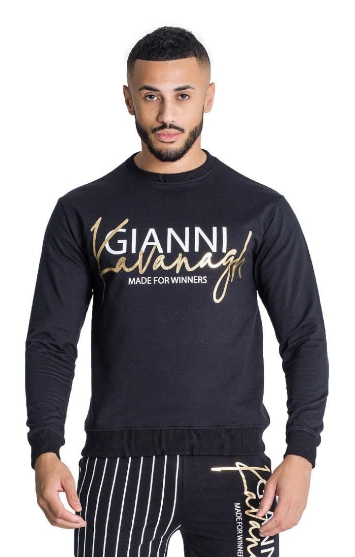 Sudadera Gianni Kavanagh Blurred Lines Negro