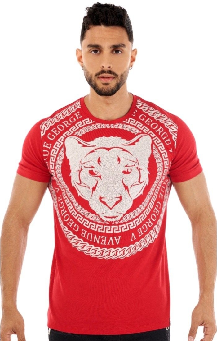 Camiseta George V Paris Pantera GV Brillante Rojo