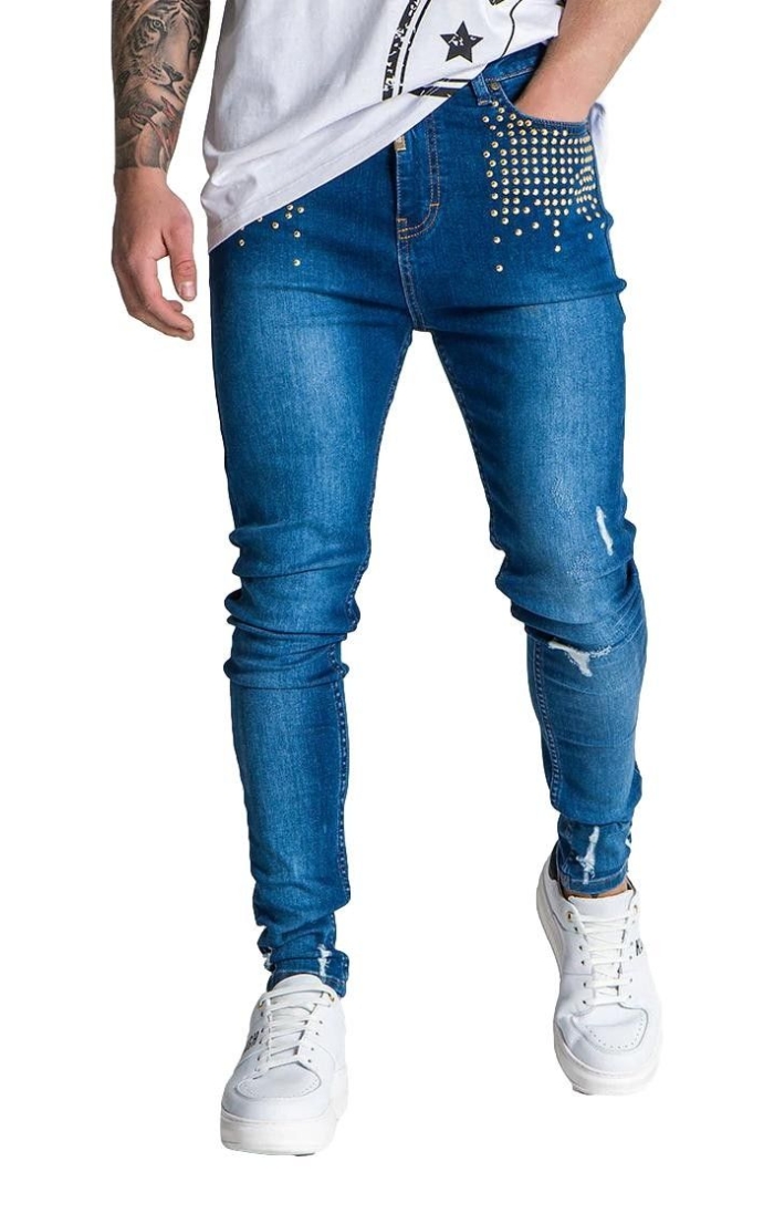 Jeans Gianni Kavanagh Pitillo Astral Azul Claro