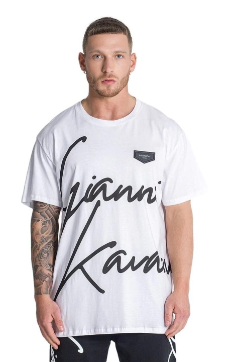 Camiseta Gianni Kavanagh Oversized Blanco