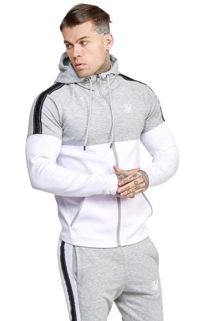 Conjunto Chandal SikSilk Jaspeado Gris