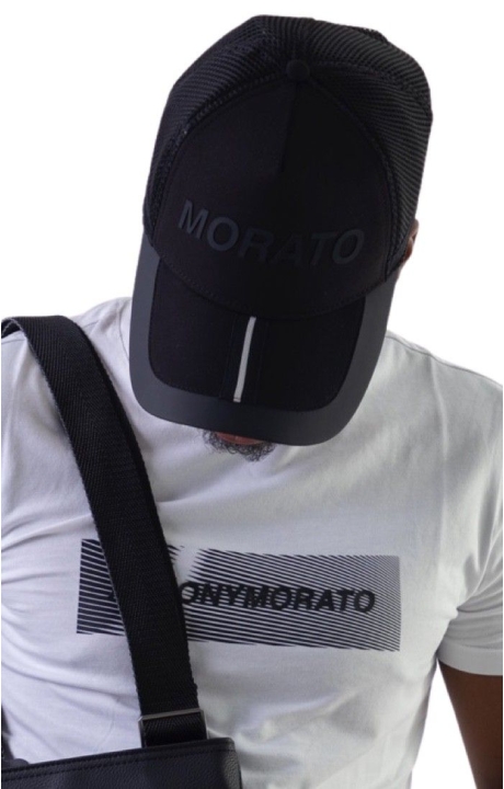 Gorra Antony Morato de Beisbol Popelina Logo Negro