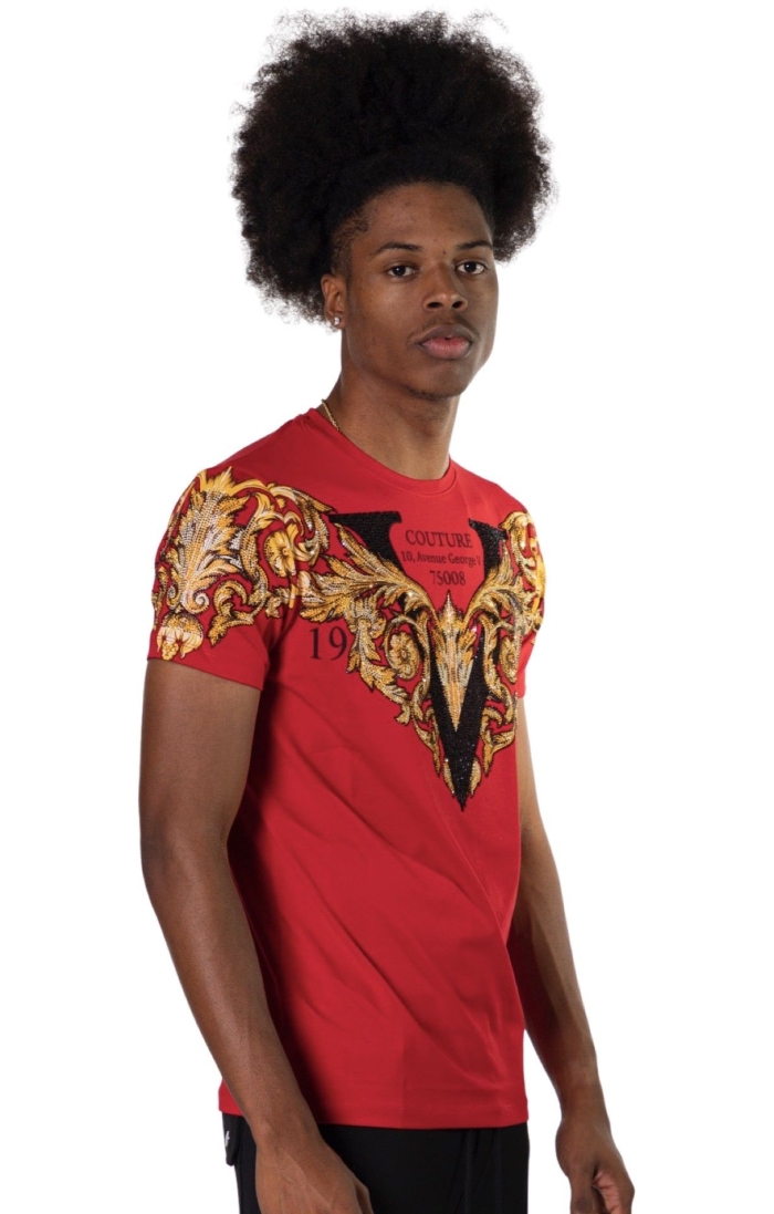 Camiseta George V Paris Barroco GV Rojo