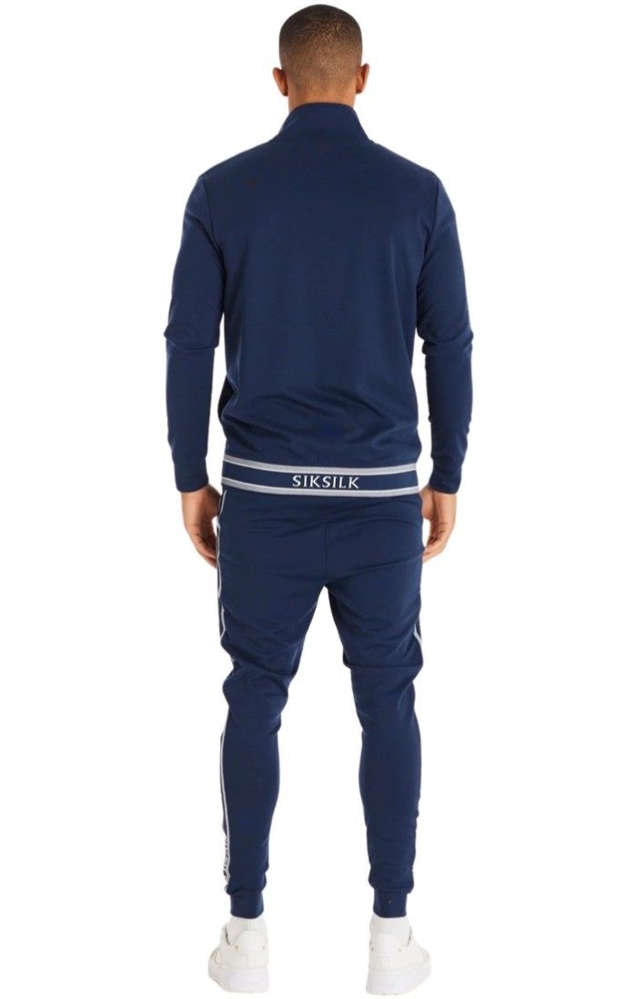 Pantalon SikSilk Navy Tape Marino