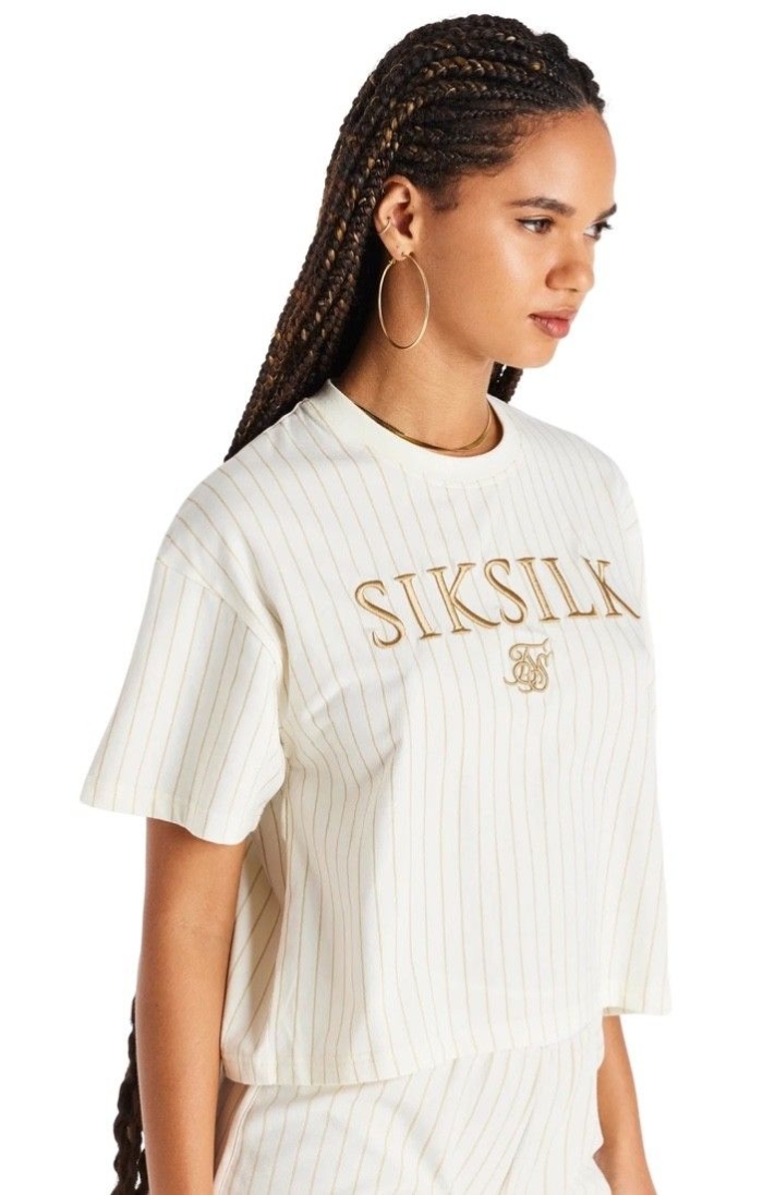 Camiseta SikSilk de baloncesto Luxe Blanco