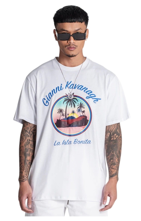 Camiseta Gianni Kavanagh Oversize Isla Bonita Blanco