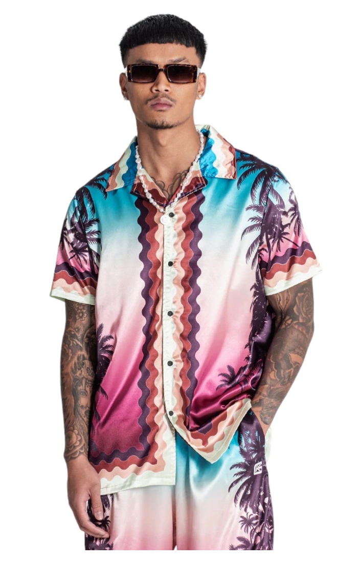 Camisa Gianni Kavanagh Tropicana Multicolor