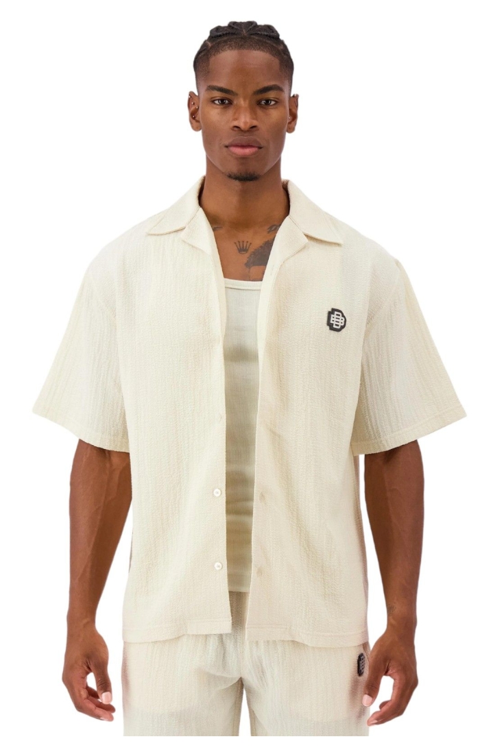 Camisa Black Bananas Mono Relax Blanco Arena