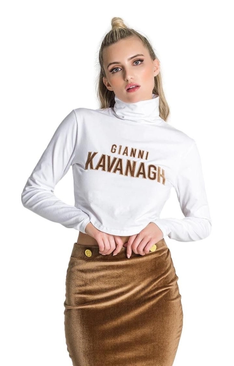 Camiseta Gianni Kavanagh Manga Larga Brividi Blanco