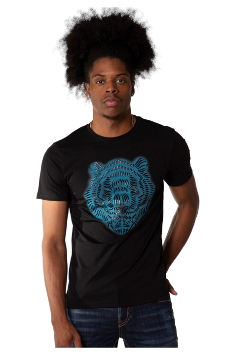 Camiseta Antony Morato con Estampado de Tigre Negro