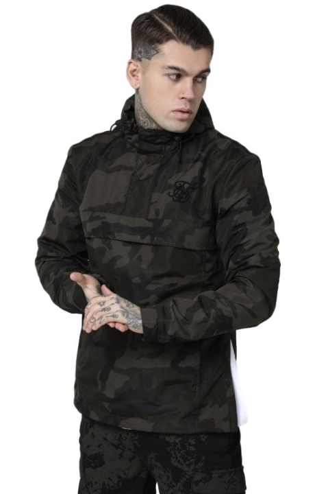 Corta Vientos SikSilk Energy Verde Camuflaje