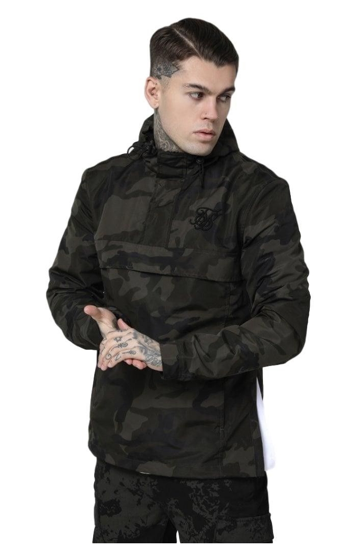 Corta Vientos SikSilk Energy Verde Camuflaje