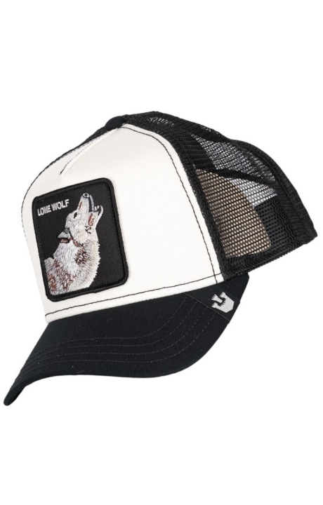 Gorra Goorin Bros Lone Wolf Negro y Blanco