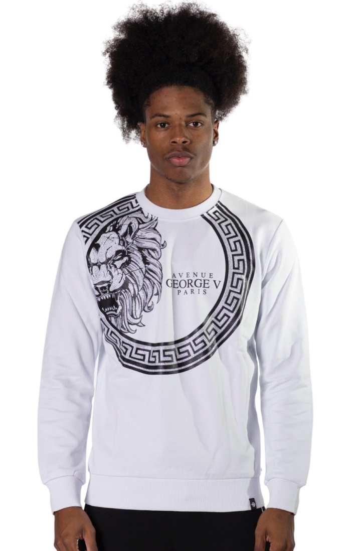 Sudadera George V Paris Leon Barroco Blanco