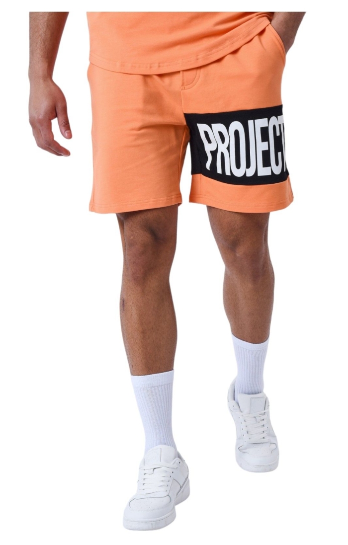 Pantalon Project X Paris Crew Logo Frontal Naranja