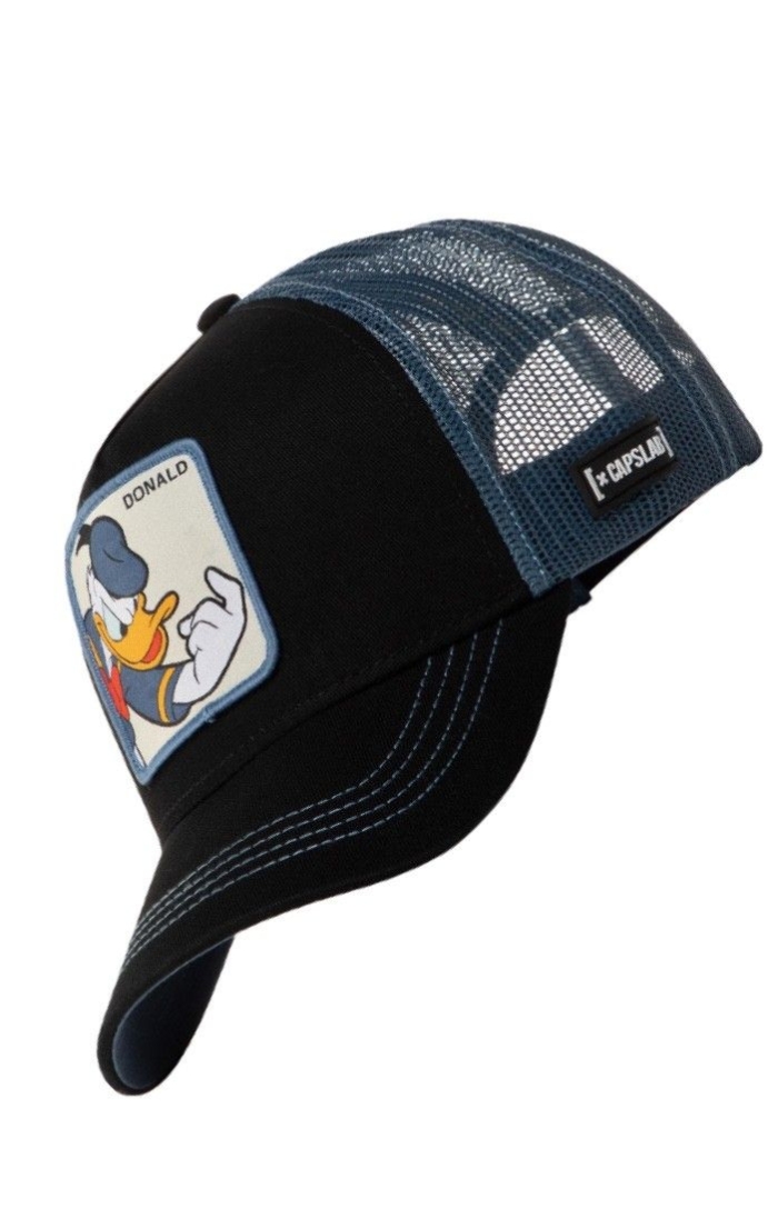 Gorra CapsLab Disney Pato Donald Negro