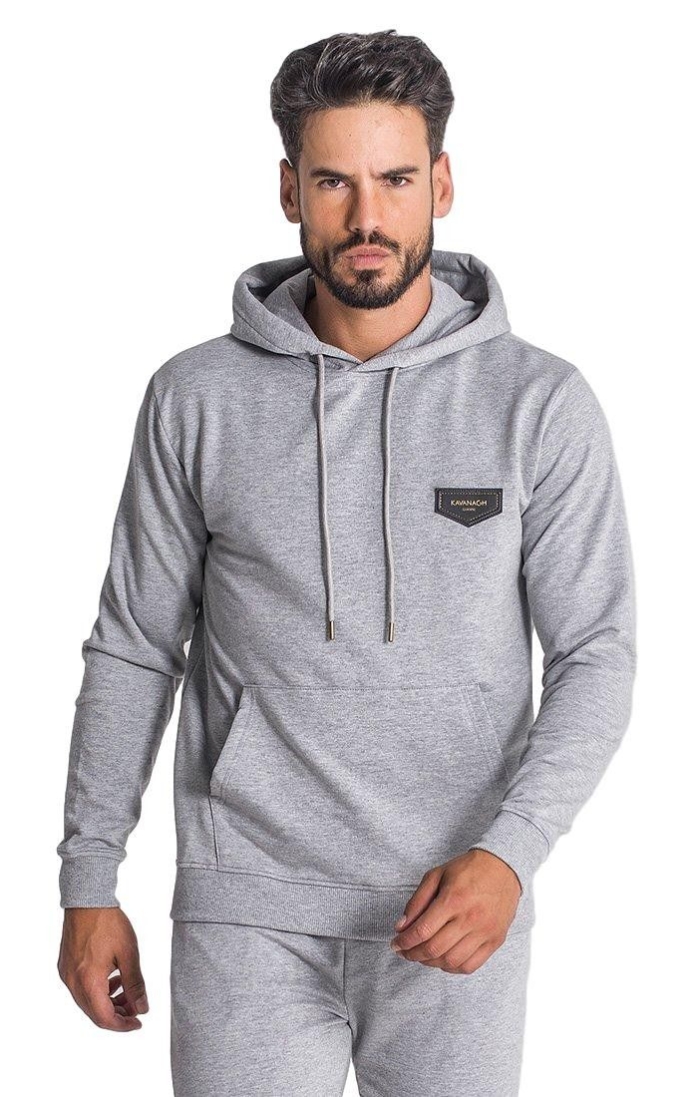 Sudadera Gianni Kavanagh con Capucha Gris