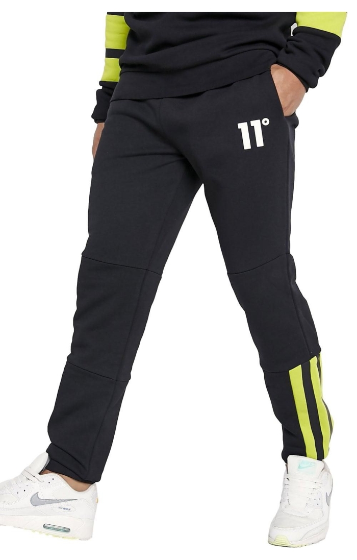 Pantalon 11 Degrees con Paneles en Contraste Negro