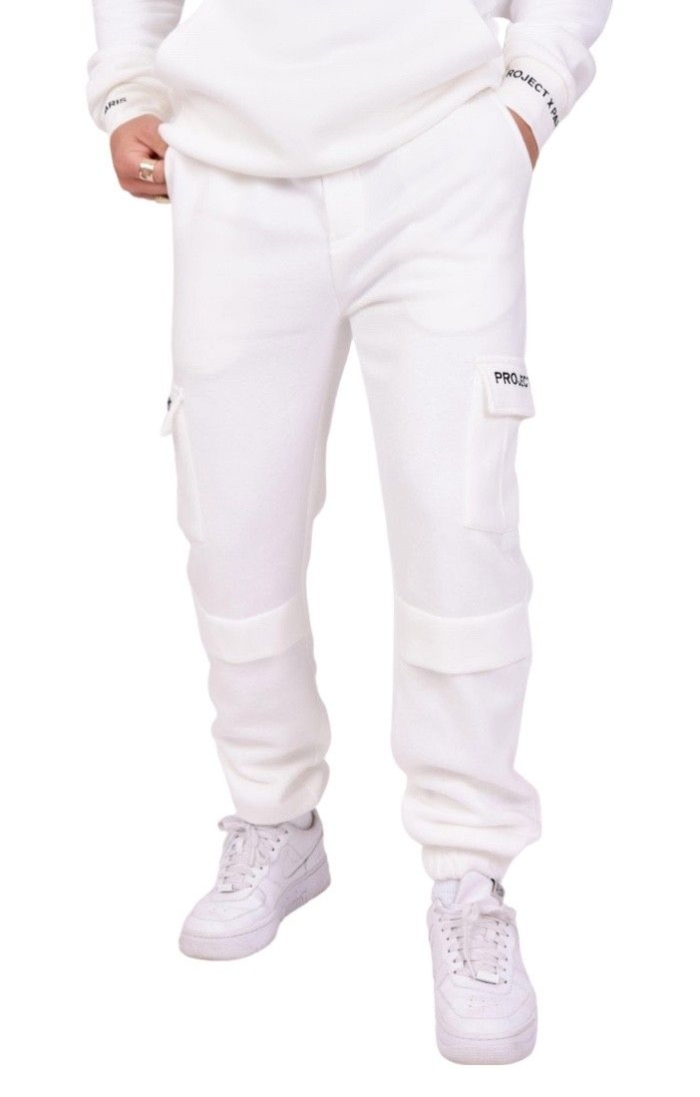 Pantalon Project X Paris Cargo Basic Blanco