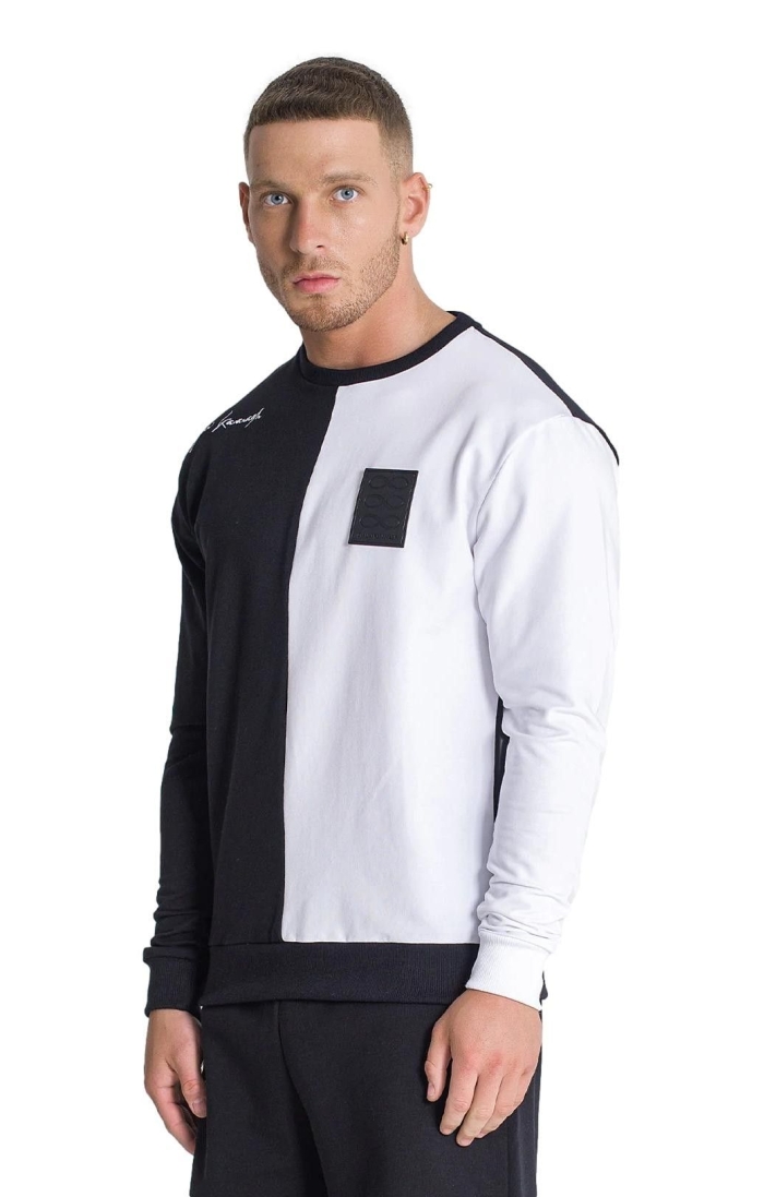 Sudadera Gianni Kavanagh Block Negro y Blanco