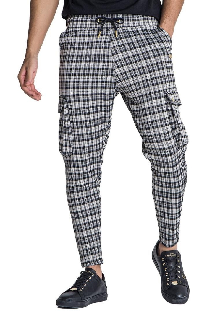 Pantalon Gianni Kavanagh Futura Cuadros Gris