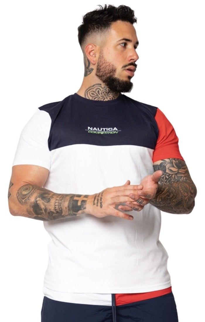 Camiseta Nautica Competition Stargazer Blanco