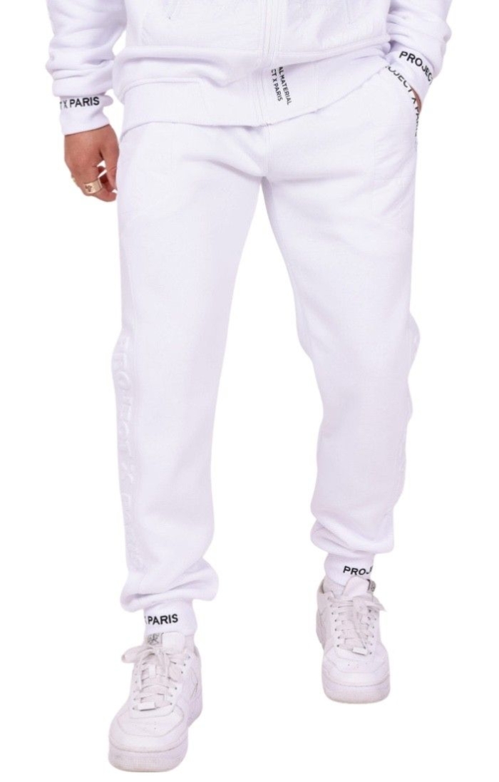 Pantalon Project X Paris con Panel Acolchado Blanco