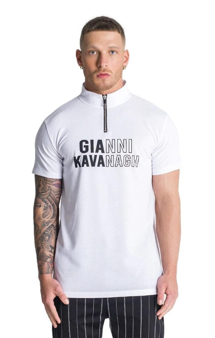 Polo Gianni Kavanagh con Cremallera Edge Blanco