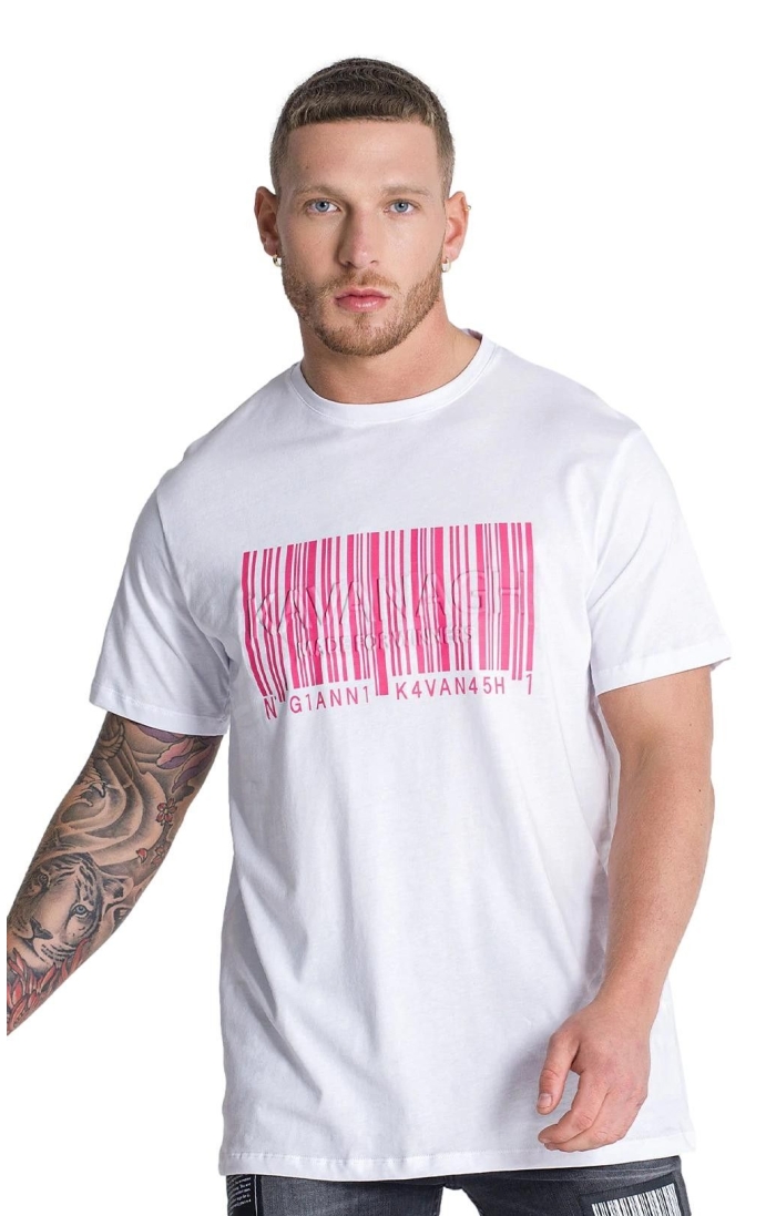 Camiseta Gianni Kavanagh Barcode 2.0 Blanco