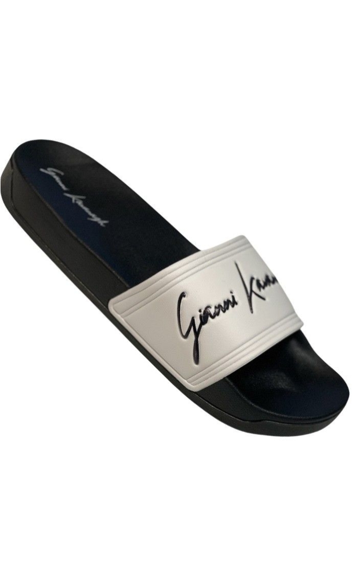 Chanclas Gianni Kavanagh con Firma Negro y Blanco