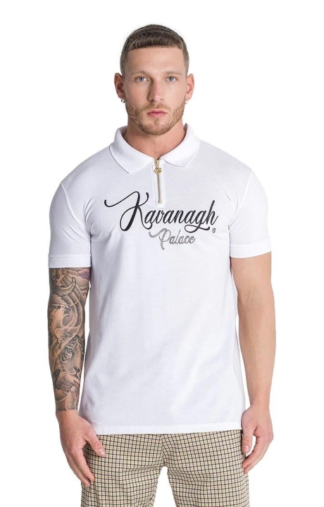 Polo Gianni Kavanagh con Cremallera Palace Blanco