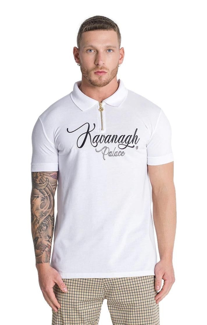 Polo Gianni Kavanagh con Cremallera Palace Blanco