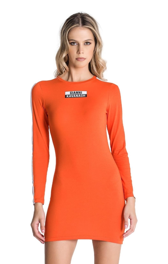 Vestido Gianni Kavanagh Statement Naranja